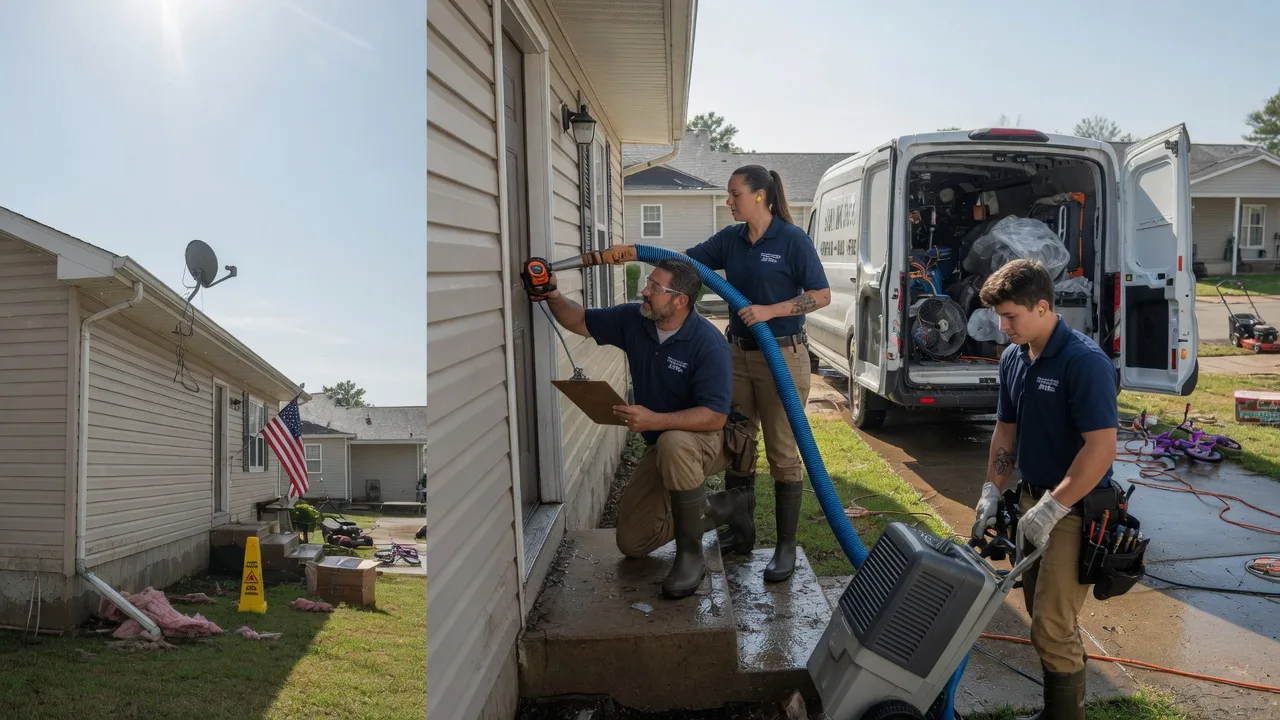 Ceiling Water Damage Restoration in Du Quoin, IL near me