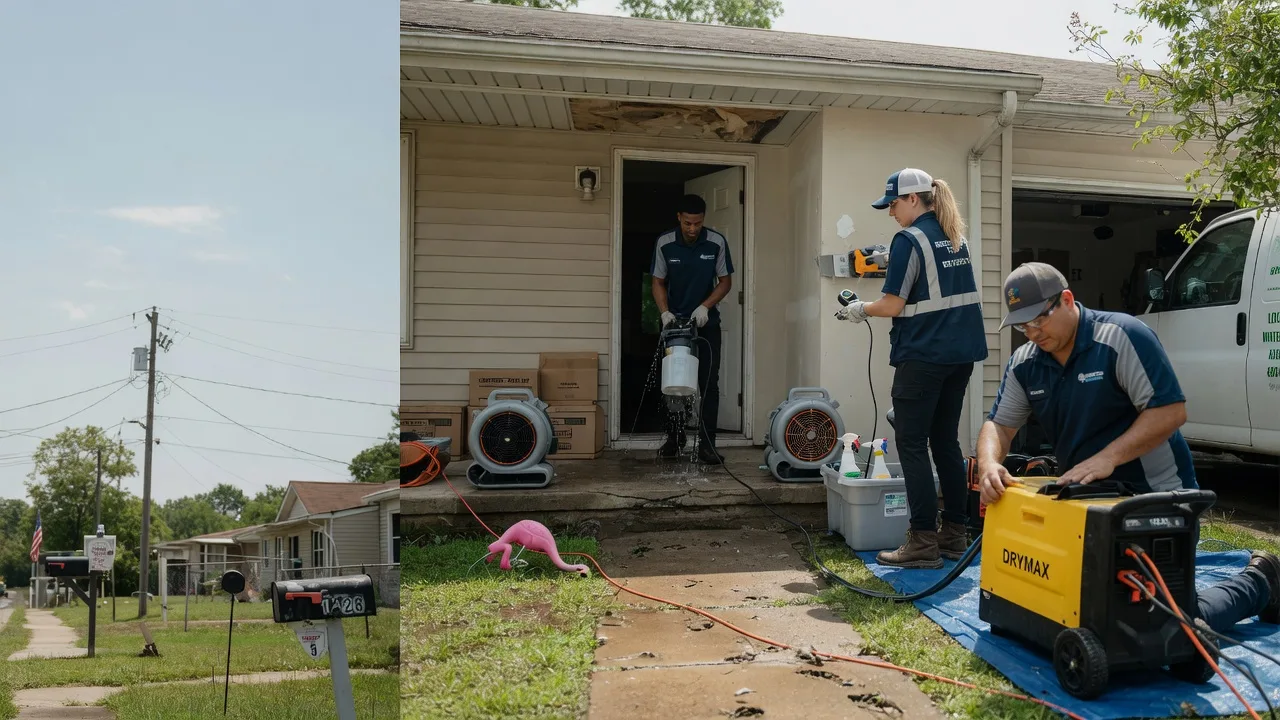 Storm Damage Water Removal in Du Quoin, IL near me